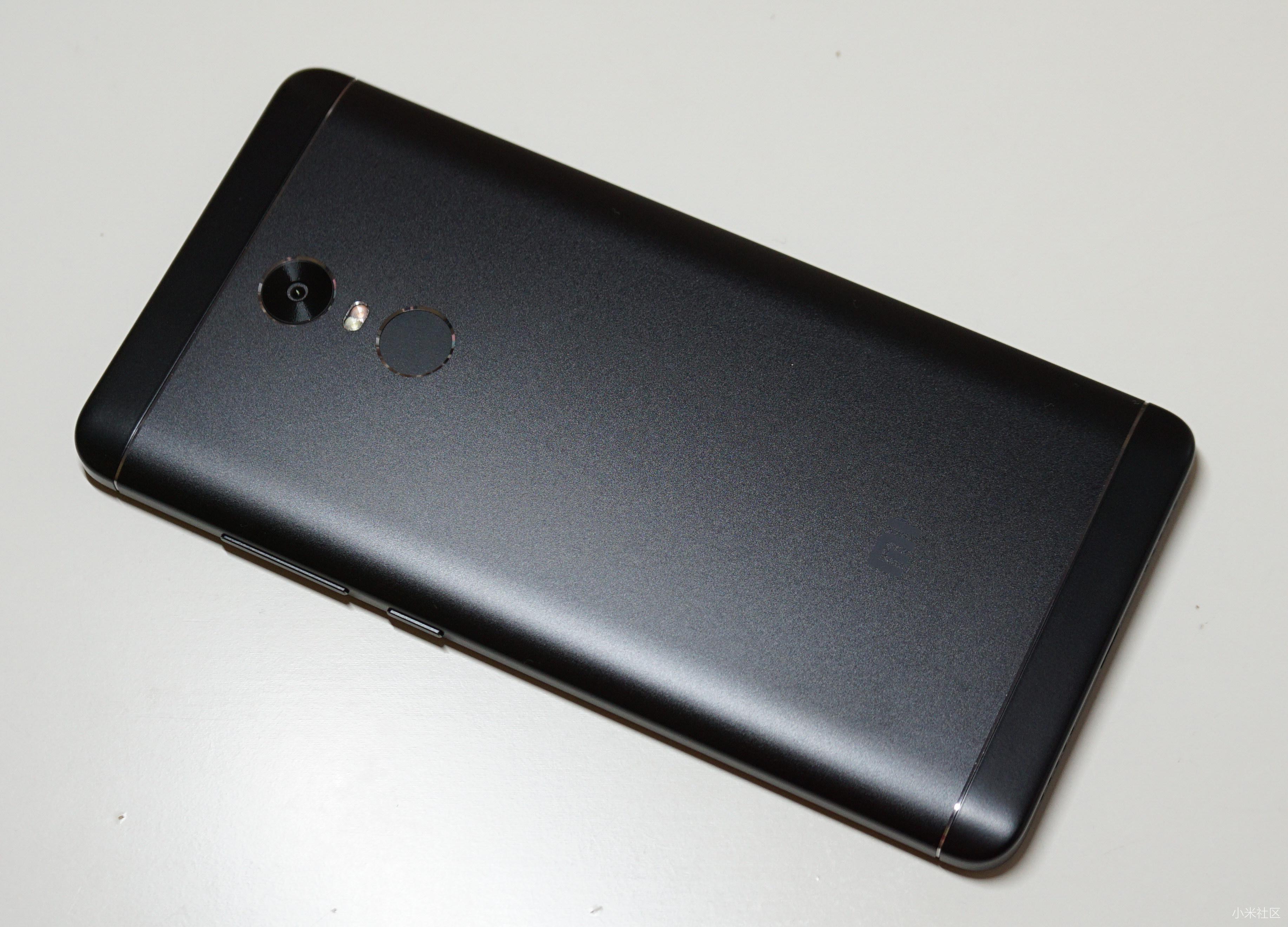 红米note4x 黑色版开箱