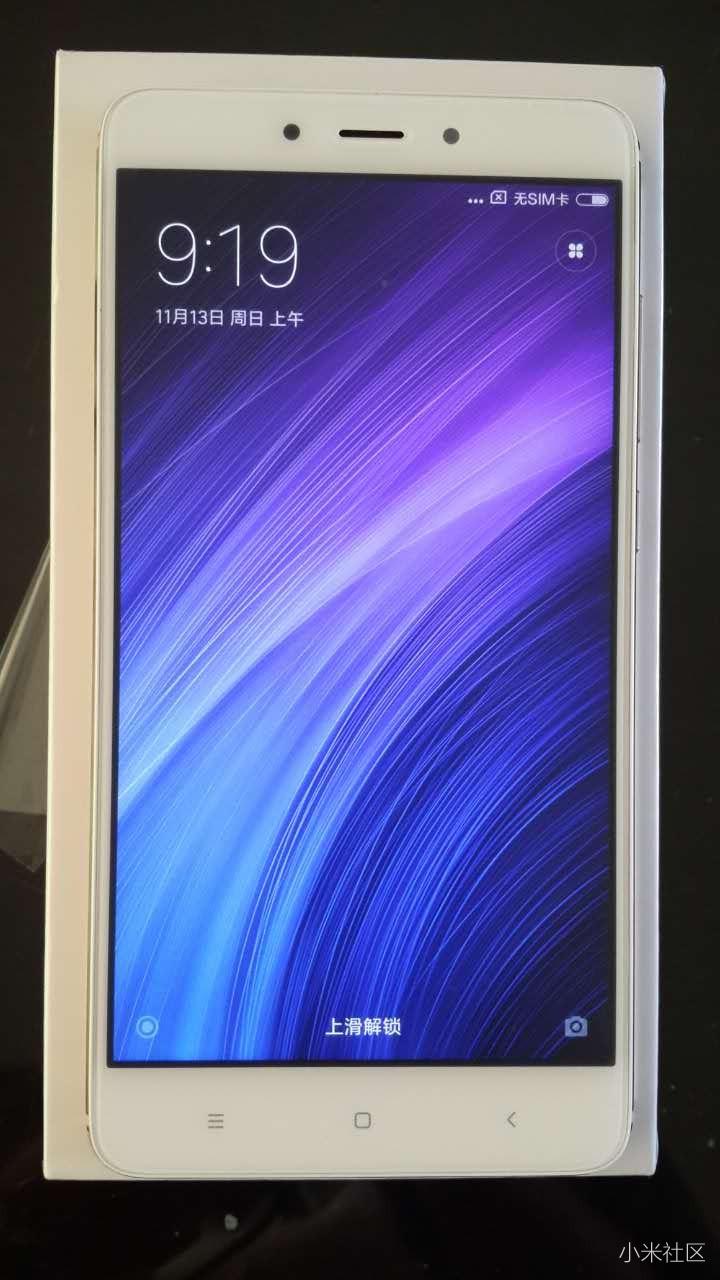 第一次晒红米note4开箱照,很喜欢,感觉很棒!